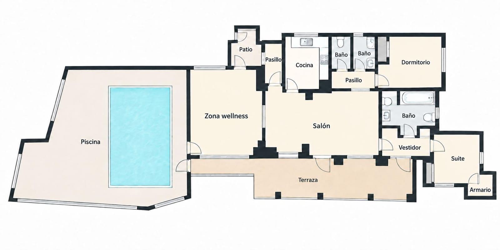 3 soveværelse Villa til salg i Denia med swimmingpool - € 590.000 (Ref: 10155288)