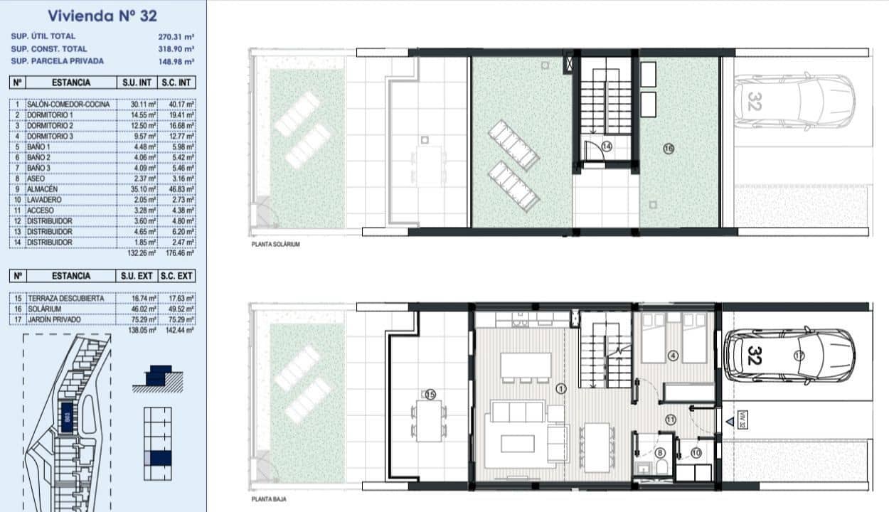 4 Zimmer Reihenhaus zu verkaufen in Finestrat mit Pool - 430.000 € (Ref: 8054021)