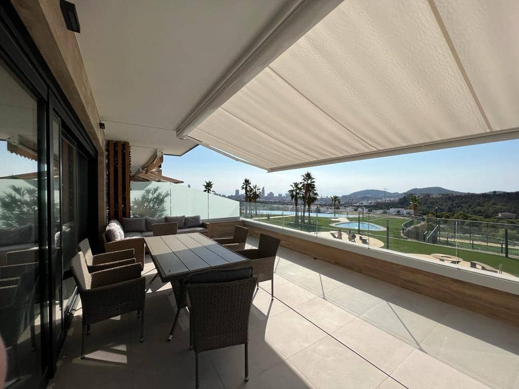 2 Zimmer Apartment zu vermieten in Finestrat mit Pool - 1.990 € (Ref: 8083192)