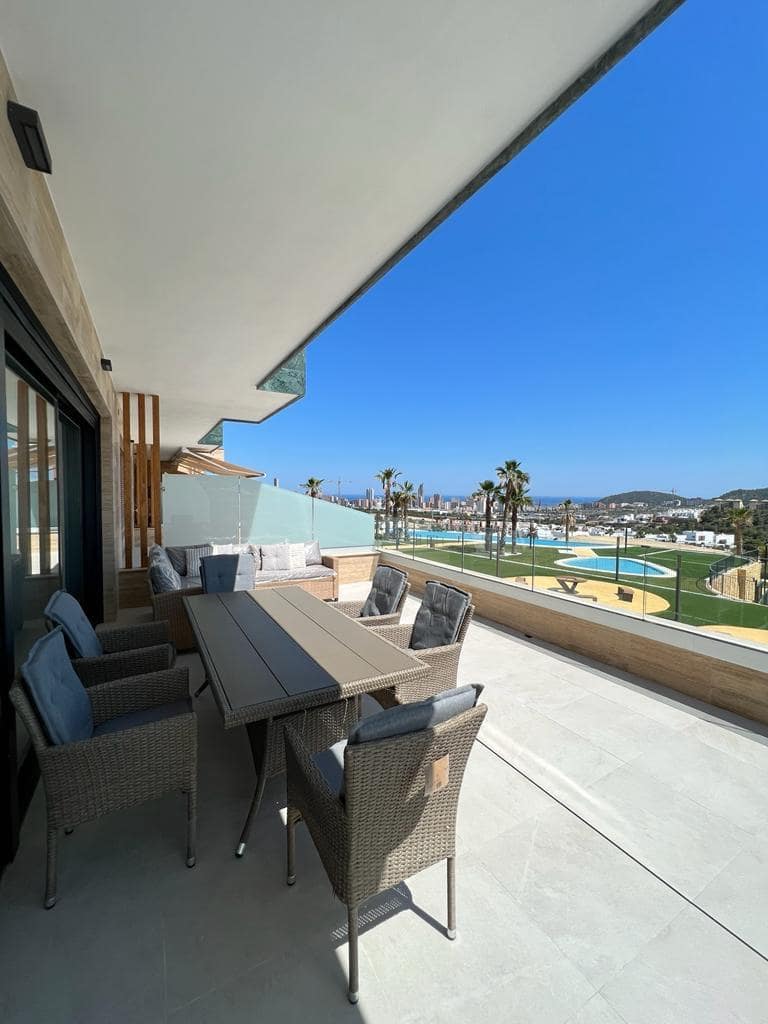 2 Zimmer Apartment zu vermieten in Finestrat mit Pool - 1.990 € (Ref: 8083192)