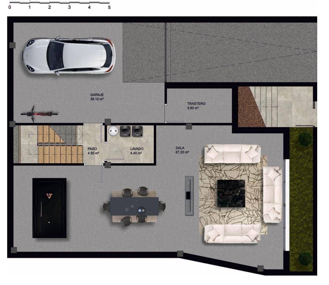 3 makuuhuone Huvila myytävänä paikassa Polop mukana uima-altaan 
autotalli - 725 000 € (Ref: 8085544)