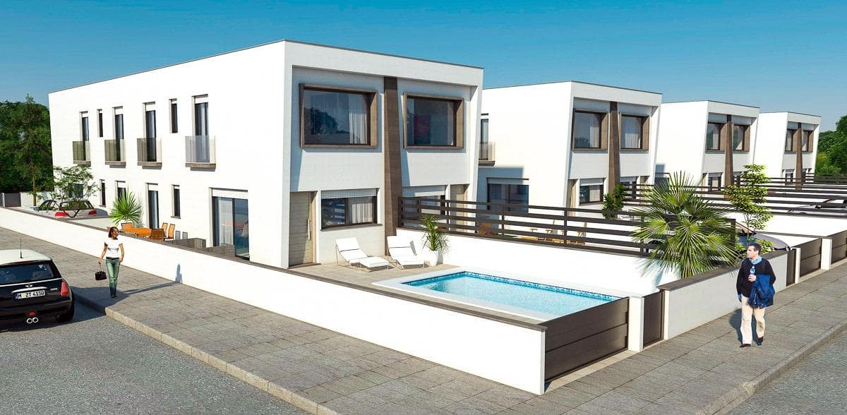 3 soveværelse Semi-Rækkehus til salg i Gran Alacant med swimmingpool - € 270.000 (Ref: 8515703)