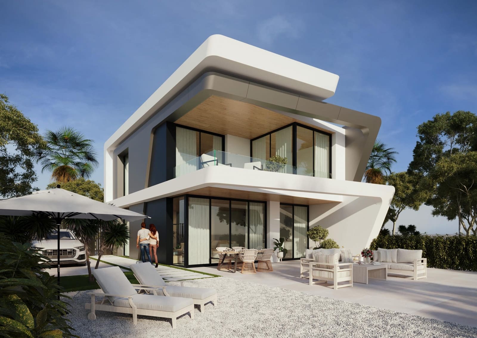 2 soverom Villa til salgs i Muchamiel / Mutxamel med svømmebasseng - € 490 000 (Ref: 8682548)
