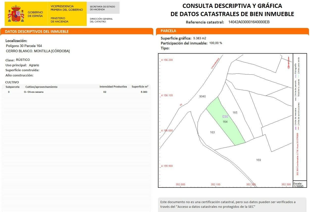 Grond te koop in Montilla - € 27.000 (Ref: 8849606)