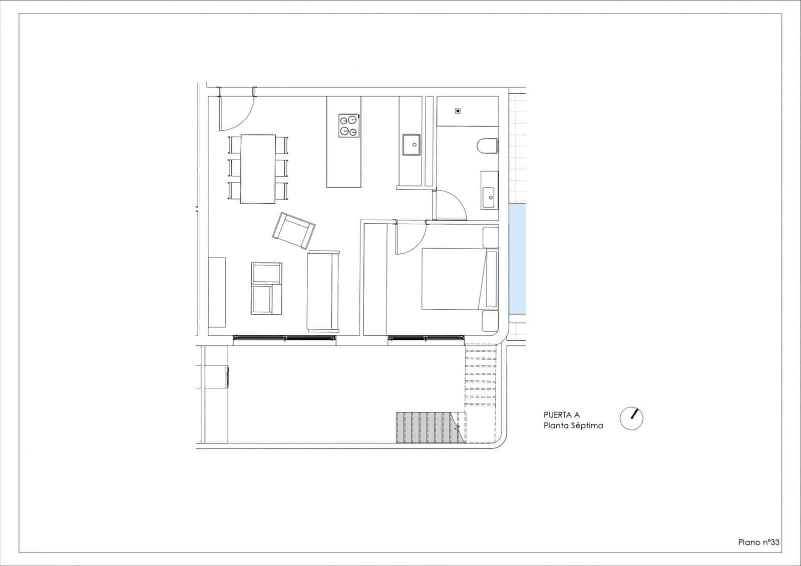 1 camera da letto Attico in vendita in Calpe / Calp con piscina - 810.460 € (Rif: 8851792)