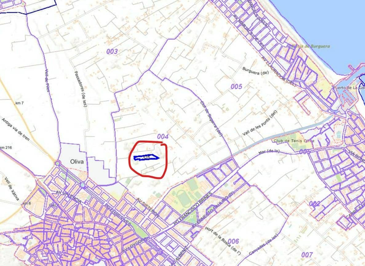 Terreno Não Urbanizado para venda em Oliva - 125 000 € (Ref: 8862730)