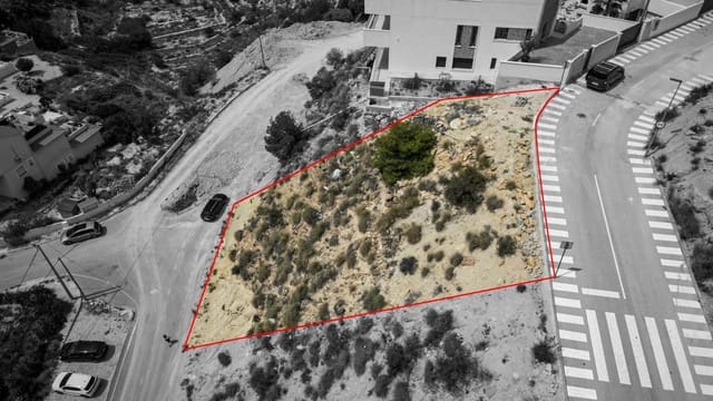 Byggetomt til salgs i Poble Nou - Montiboli, La Villajoyosa / Vila Joiosa - € 149 900 (Ref: 9018155)