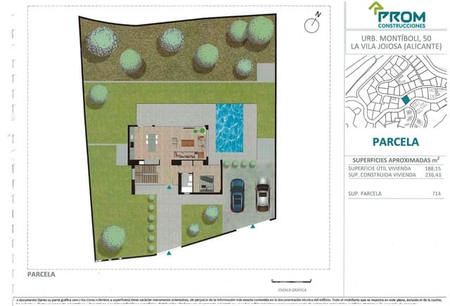 Działka budowlana na sprzedaż w Poble Nou - Montiboli, La Villajoyosa / Vila Joiosa - 149 900 € (Ref: 9018155)