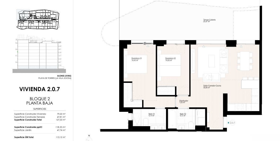 2 camera da letto Villa in vendita in La Villajoyosa / Vila Joiosa con piscina - 465.000 € (Rif: 9026722)
