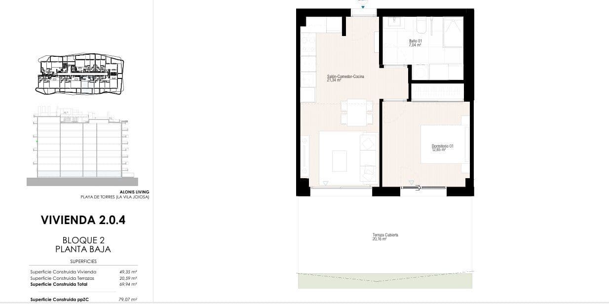 1 soveværelse Villa til salg i La Villajoyosa / Vila Joiosa med swimmingpool - € 390.000 (Ref: 9026723)