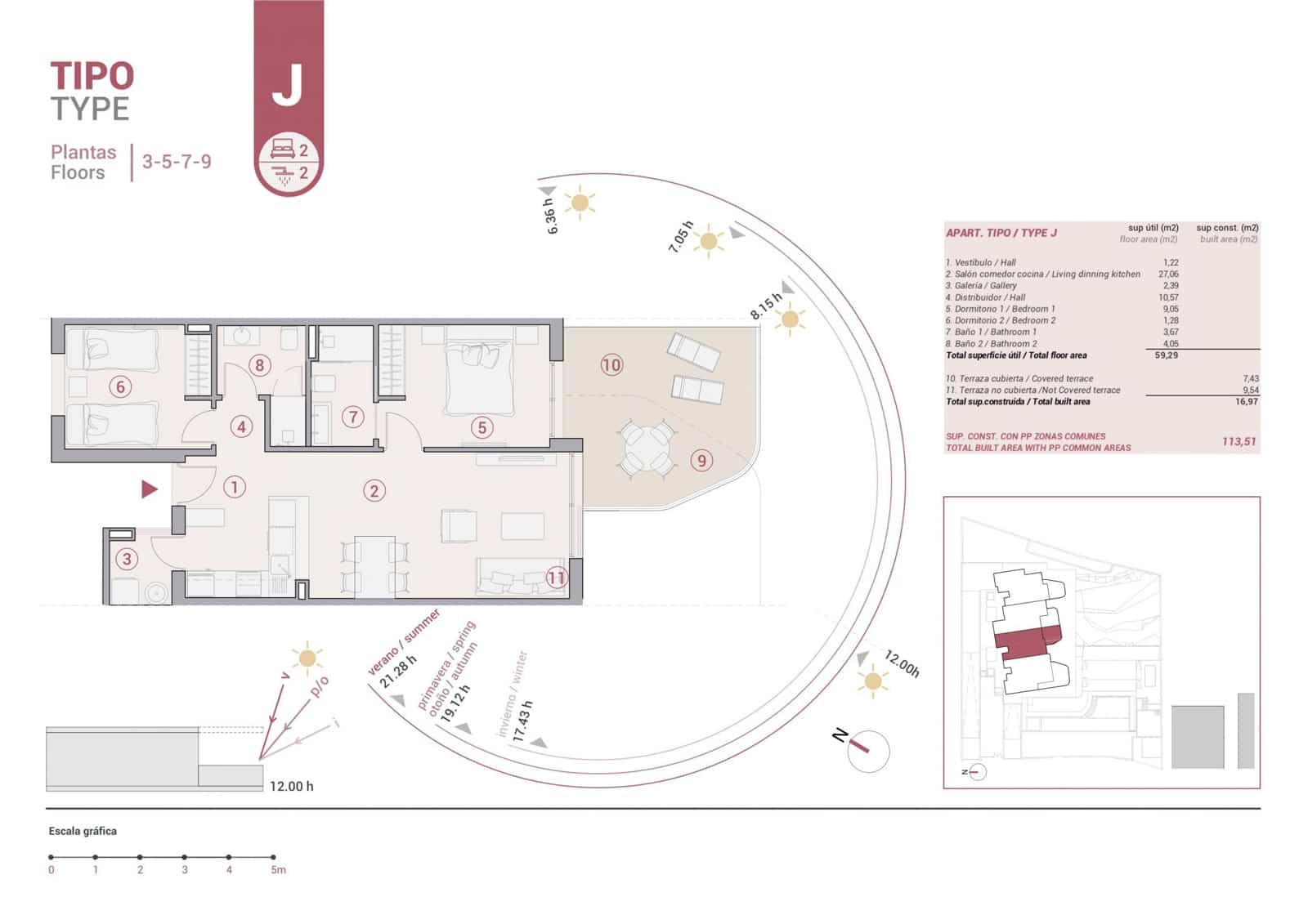 2 sypialnia Apartament na sprzedaż w Calpe / Calp z basenem - 479 000 € (Ref: 9031763)