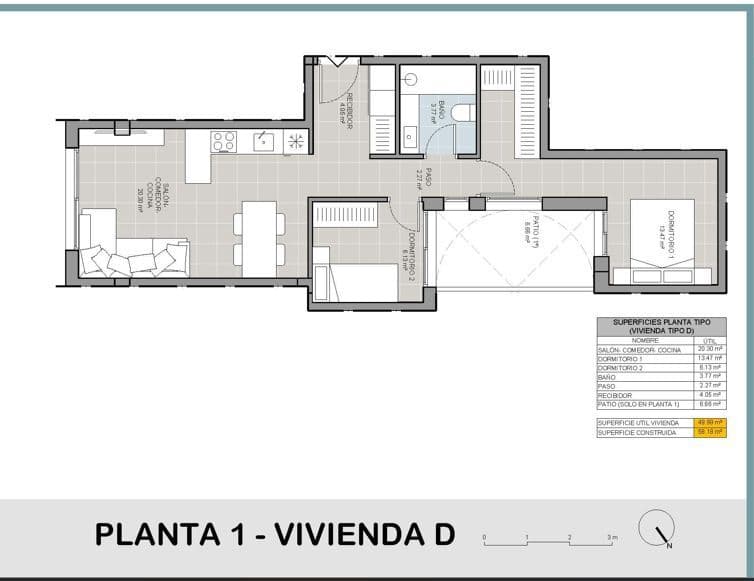 2 soveværelse Lejlighed til salg i Torrevieja med swimmingpool - € 215.000 (Ref: 9185296)