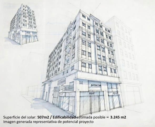Byggetomt til salgs i Calpe / Calp - € 2 500 000 (Ref: 9195459)