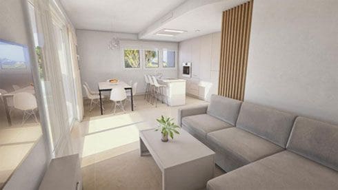 4 Zimmer Penthouse zu verkaufen in Calpe / Calp mit Pool - 970.000 € (Ref: 9200412)