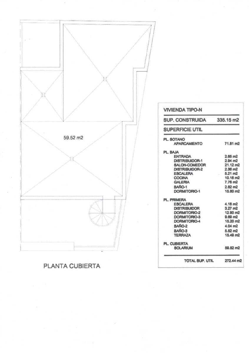 4 soveværelse Rækkehus til salg i Alicante by - € 459.000 (Ref: 9215359)
