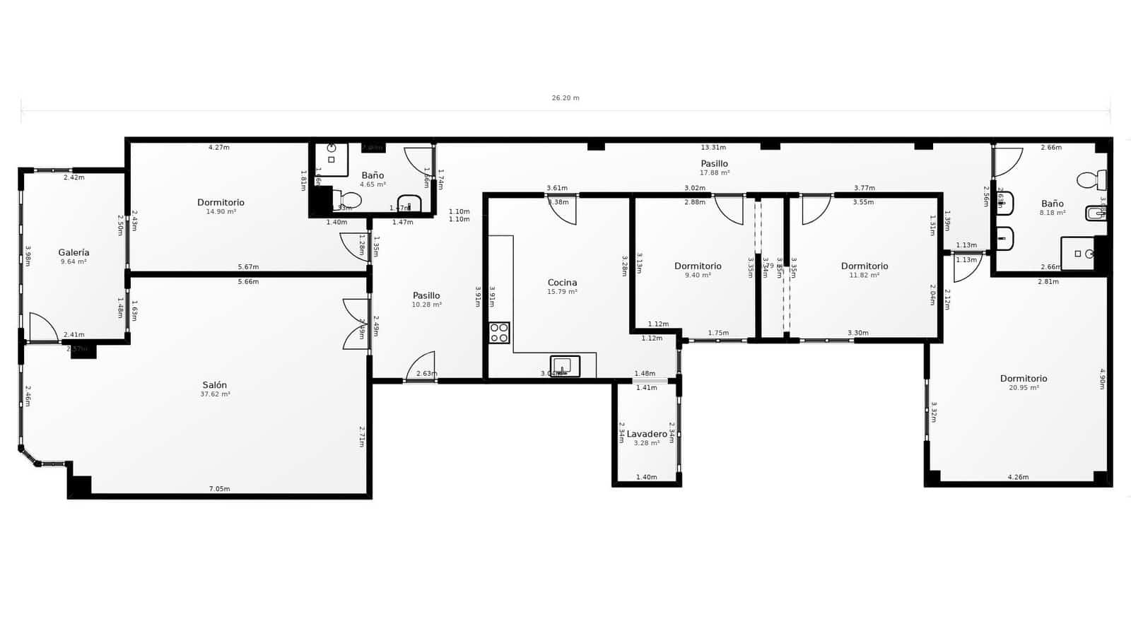 4 soveværelse Lejlighed til salg i Alicante by - € 195.000 (Ref: 9232837)