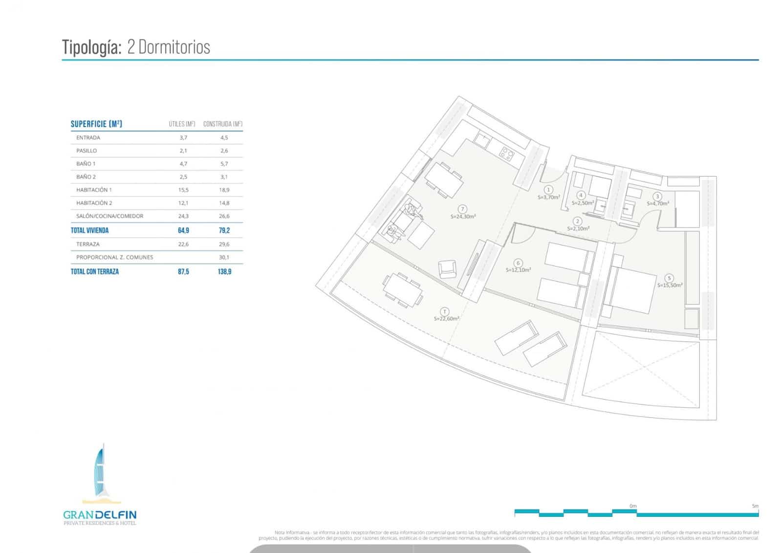 2 camera da letto Appartamento in vendita in Benidorm con piscina - 1.108.000 € (Rif: 9265481)