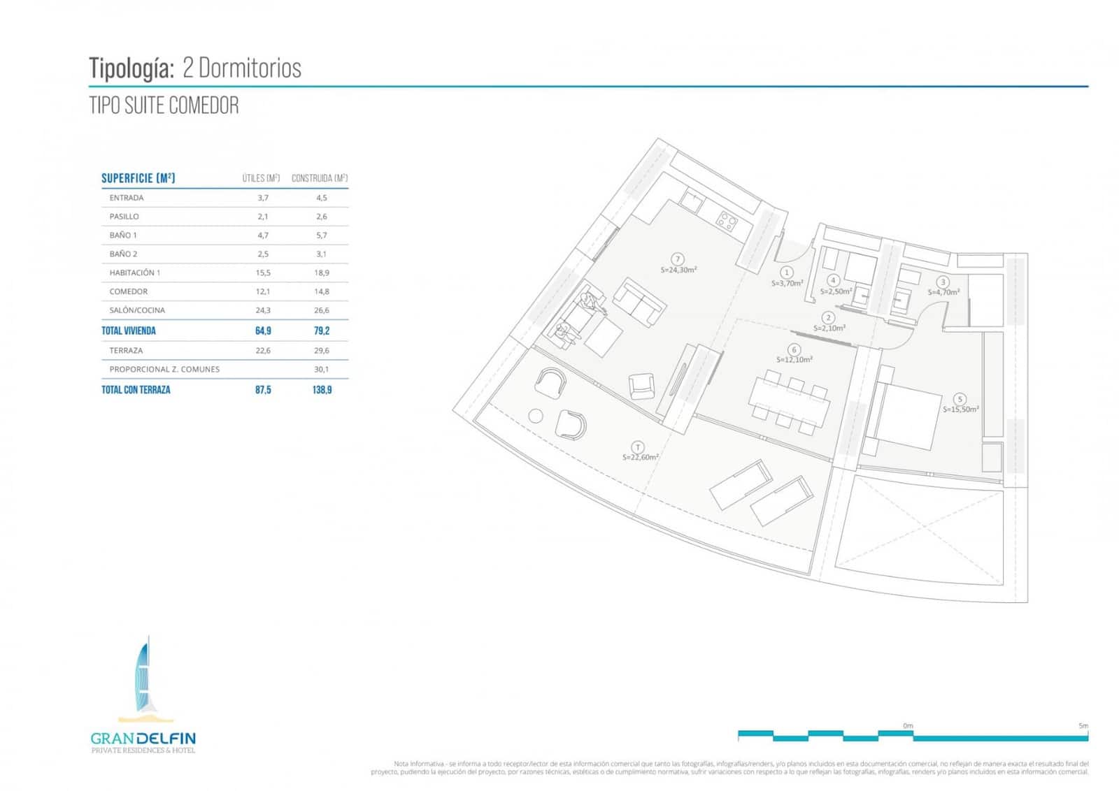 2 camera da letto Appartamento in vendita in Benidorm con piscina - 1.108.000 € (Rif: 9265481)