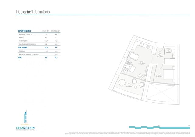 2 camera da letto Appartamento in vendita in Playa Poniente, Benidorm con piscina - 1.108.000 € (Rif: 9265481)