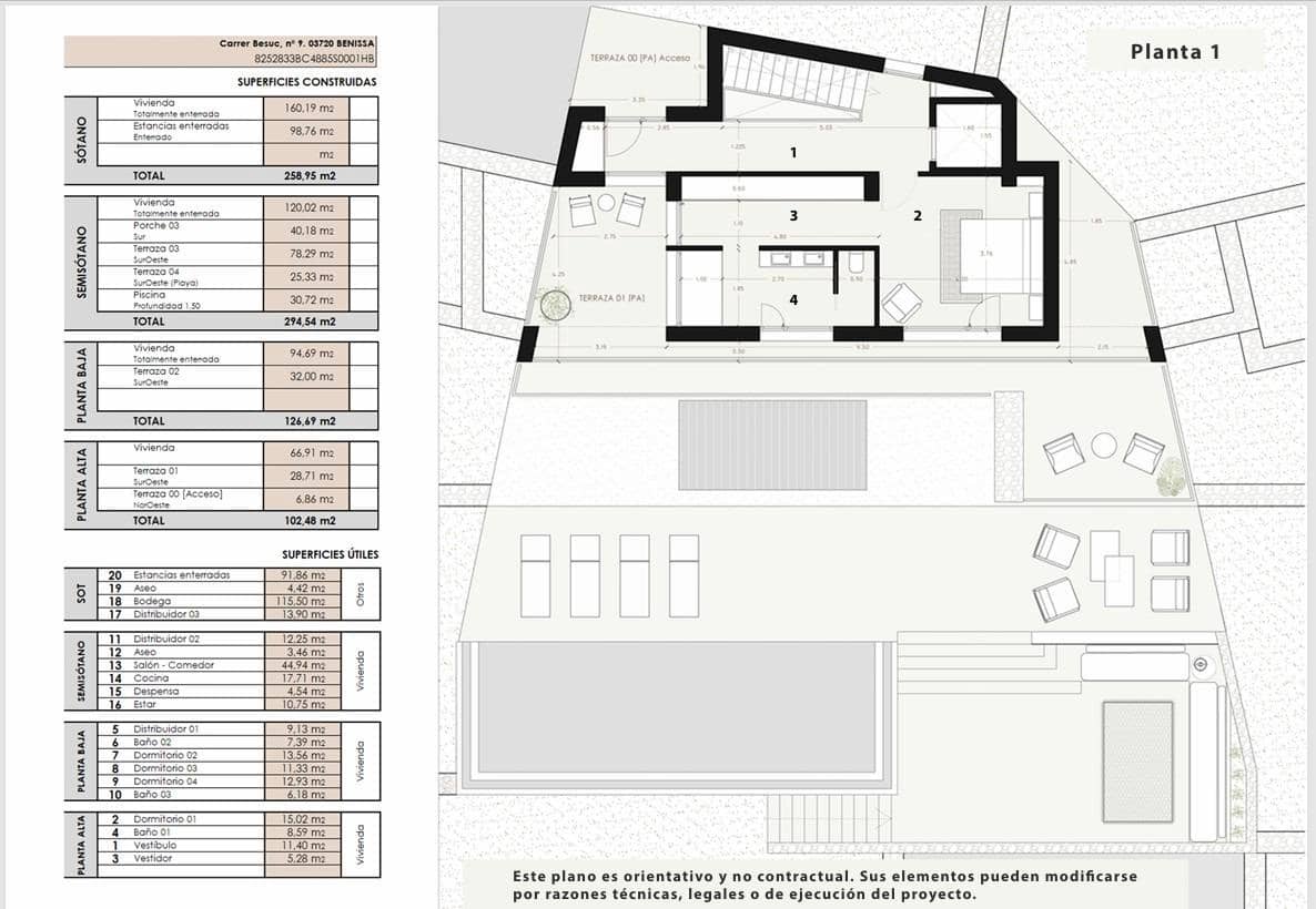 4 sypialnia Willa na sprzedaż w Benissa z basenem - 3 530 000 € (Ref: 9385536)
