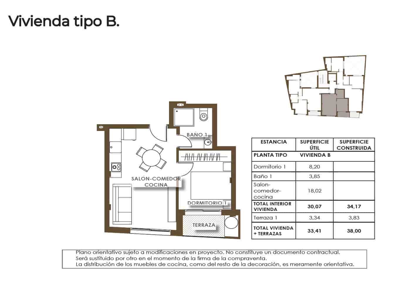 1 camera da letto Appartamento in vendita in Torrevieja con piscina - 198.000 € (Rif: 9387854)