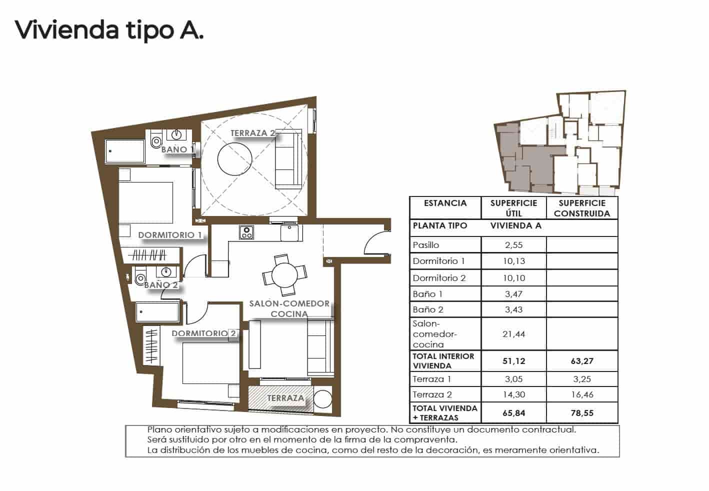 2 Zimmer Apartment zu verkaufen in Torrevieja mit Pool - 287.000 € (Ref: 9387855)