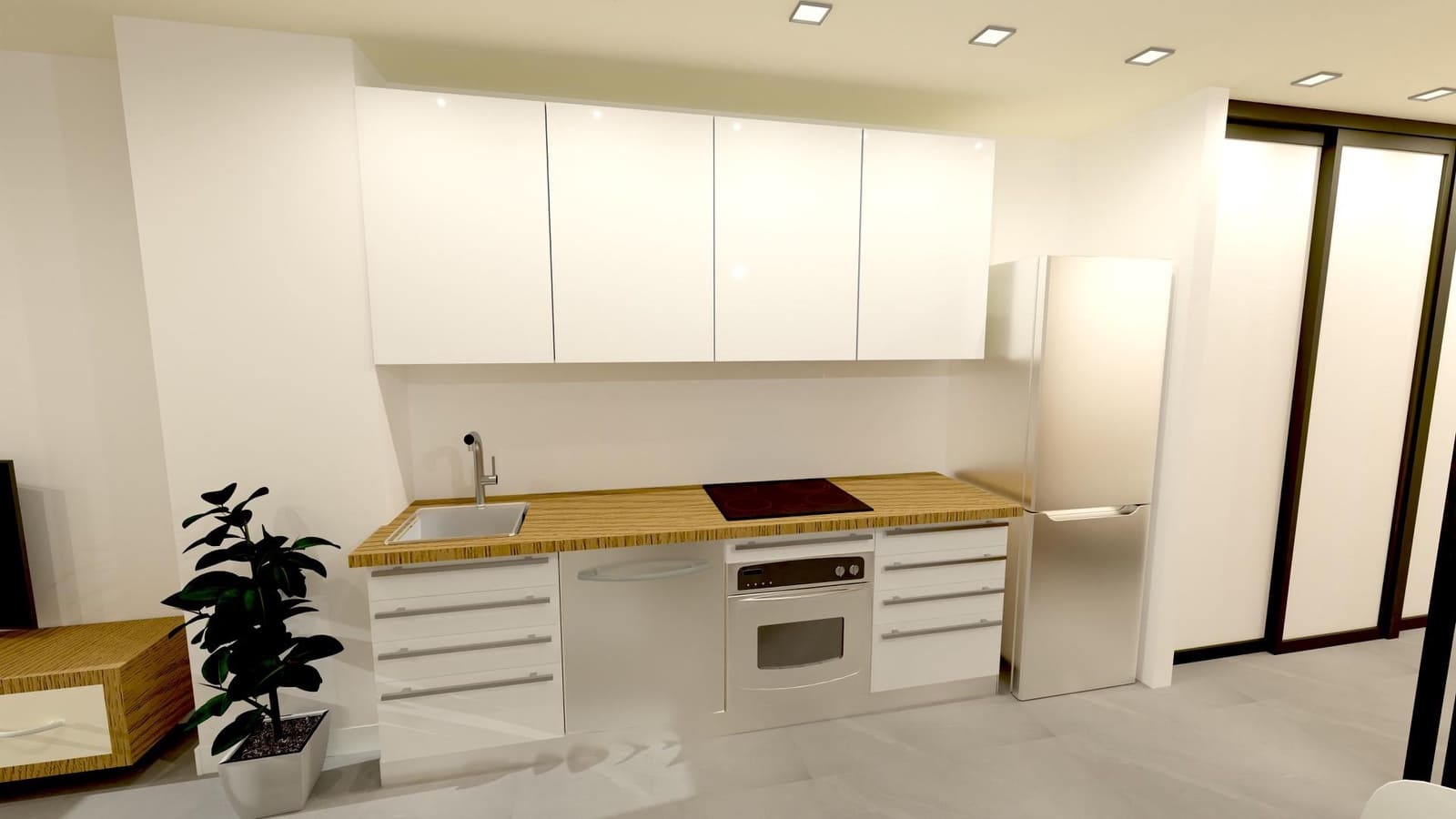 1 soveværelse Lejlighed til salg i Elche / Elx - € 115.000 (Ref: 9390692)