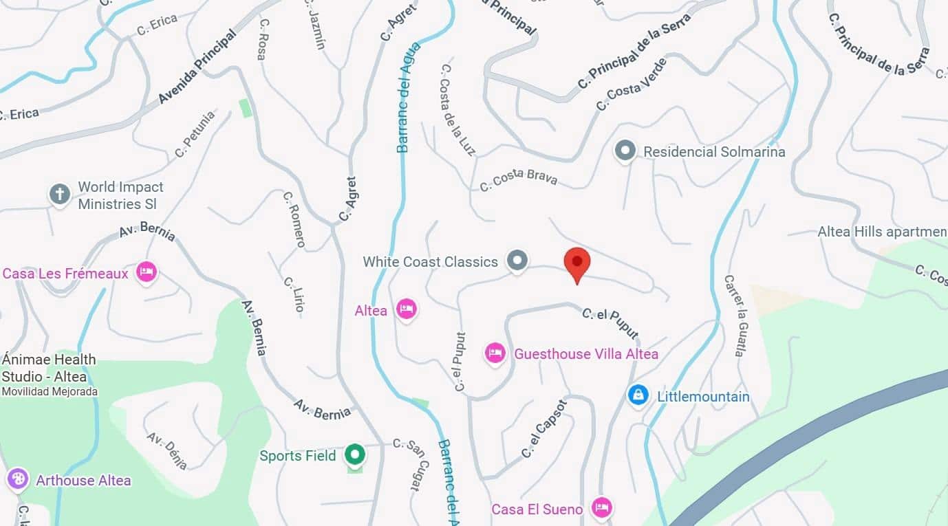 2 makuuhuone Huvila myytävänä paikassa Altea mukana uima-altaan - 1 300 000 € (Ref: 9415857)