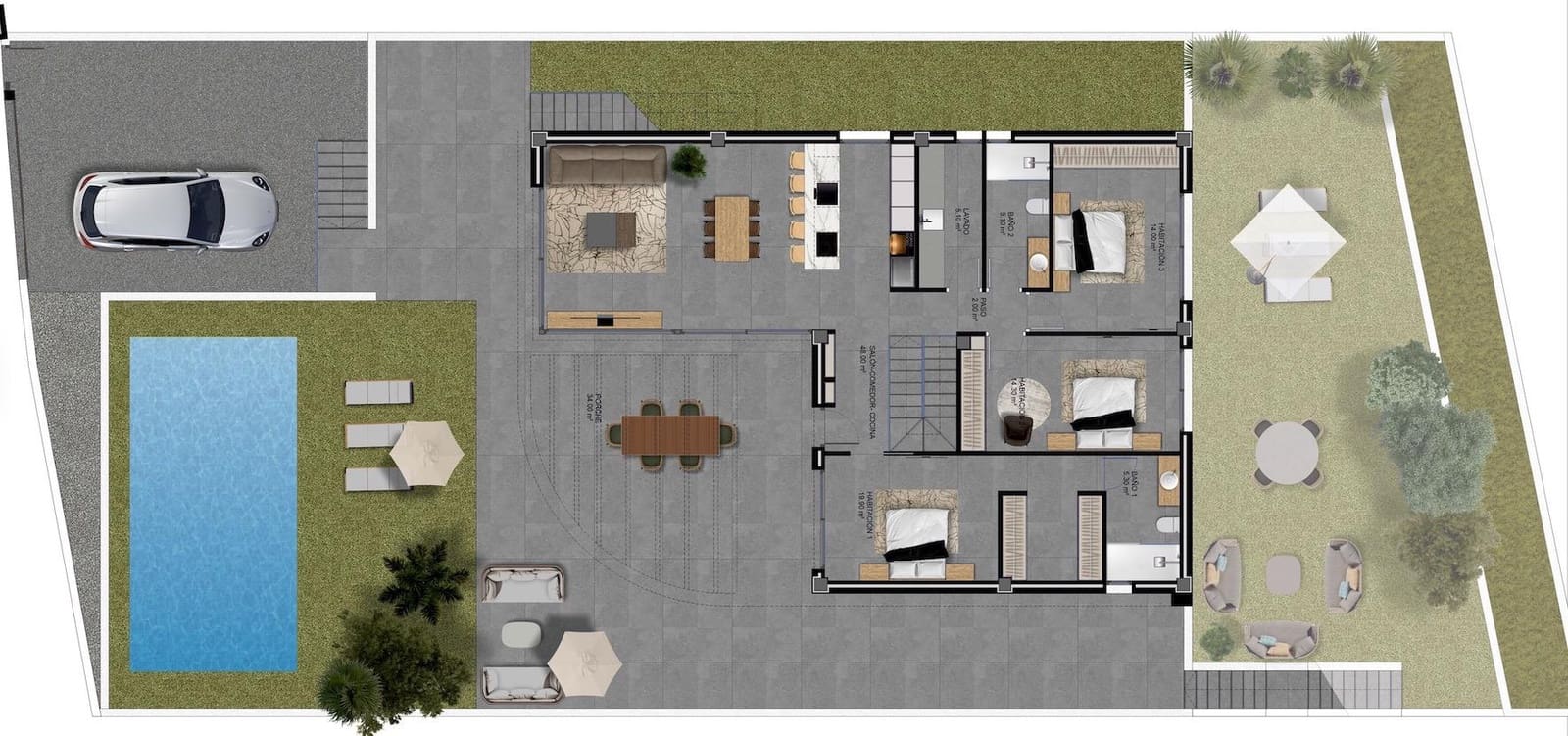 3 makuuhuone Huvila myytävänä paikassa Finestrat mukana uima-altaan - 699 000 € (Ref: 9433369)