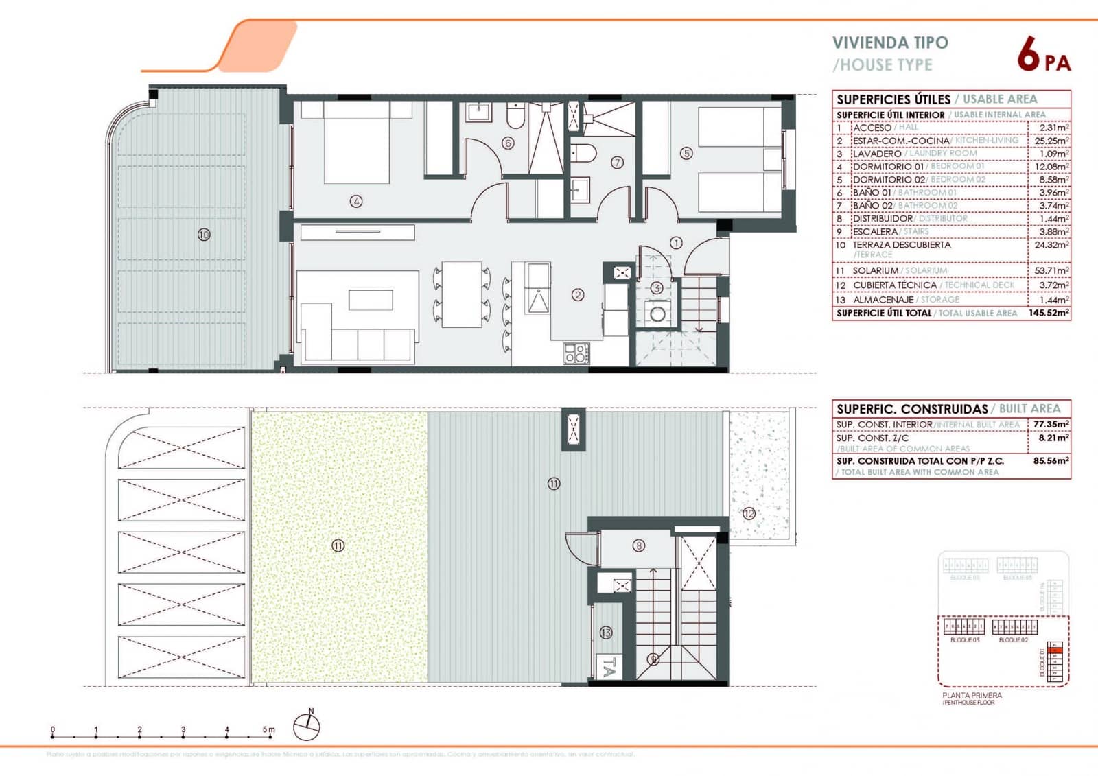 3 quarto Penthouse para venda em El Limonar com piscina - 325 000 € (Ref: 9441887)