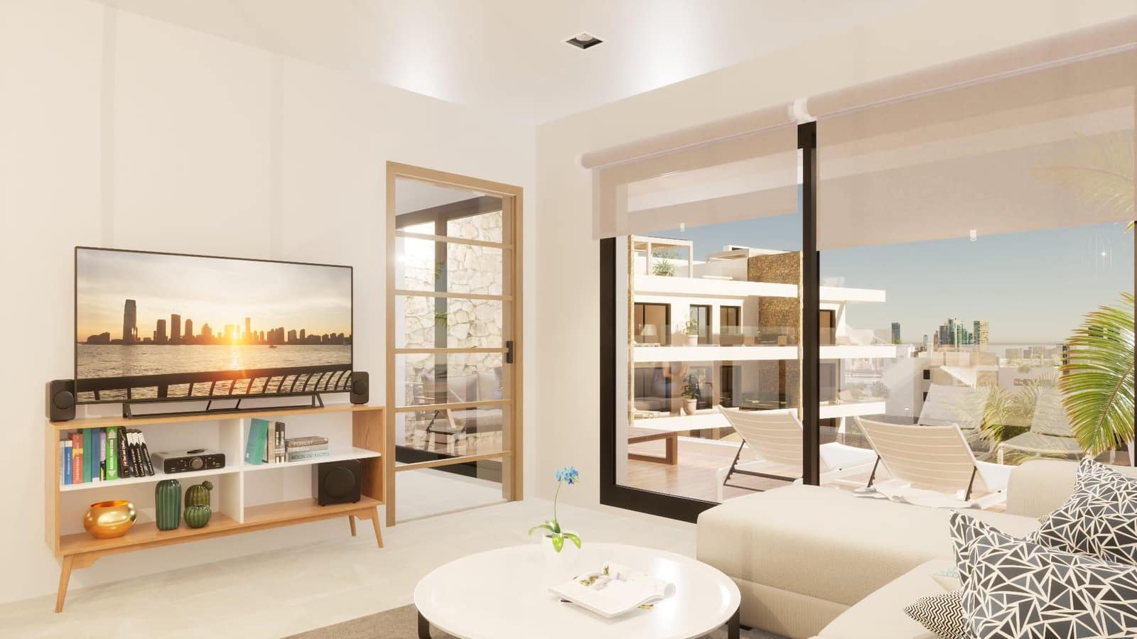 2 bedroom Penthouse for sale in Finestrat with pool - € 425,000 (Ref: 9486433)