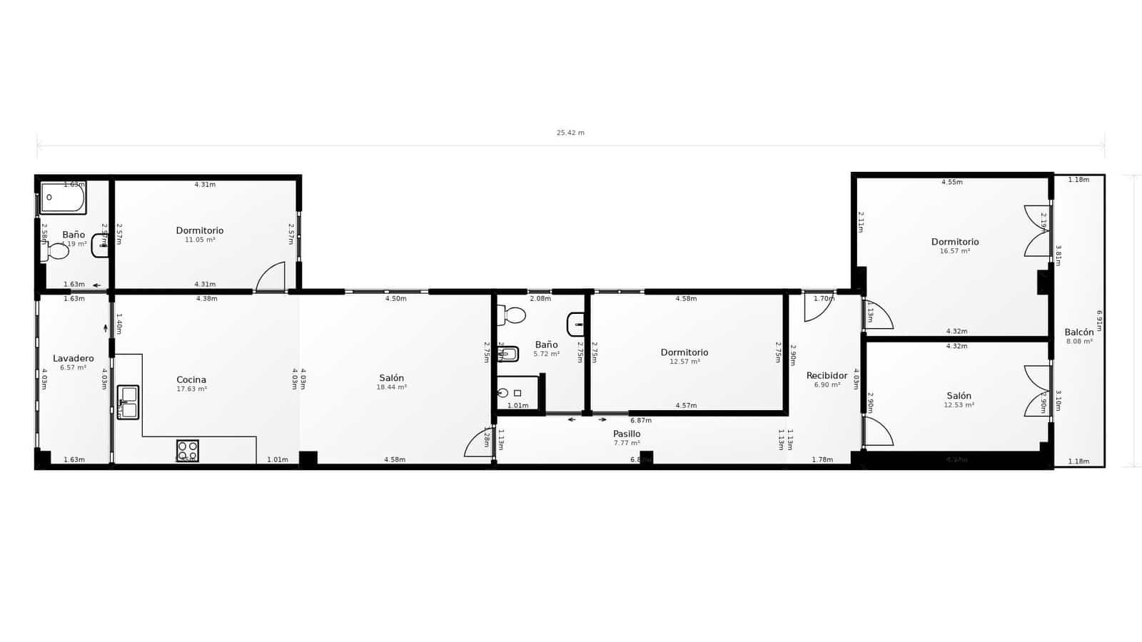 4 camera da letto Appartamento in vendita in Elche / Elx - 199.900 € (Rif: 9524250)