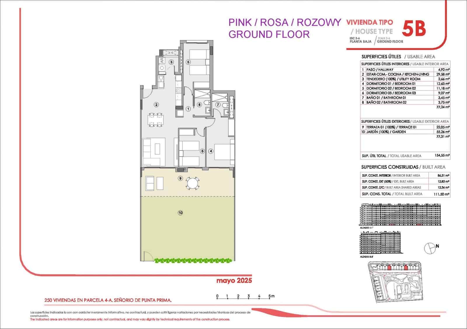 3 camera da letto Appartamento in vendita in Punta Prima con piscina - 354.000 € (Rif: 9527632)