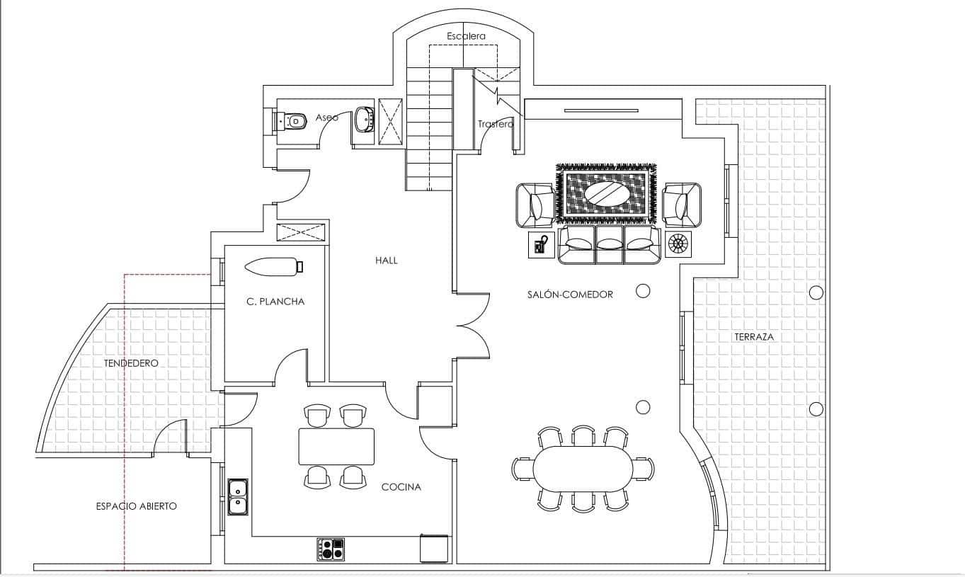 5 bedroom Terraced Villa for sale in Santa Faz with pool - € 750,000 (Ref: 9551331)