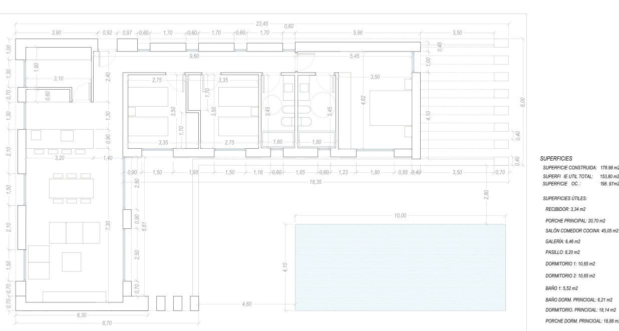 Chalet de 3 habitaciones en Pinoso en venta - 450.000 € (Ref: 9555693)