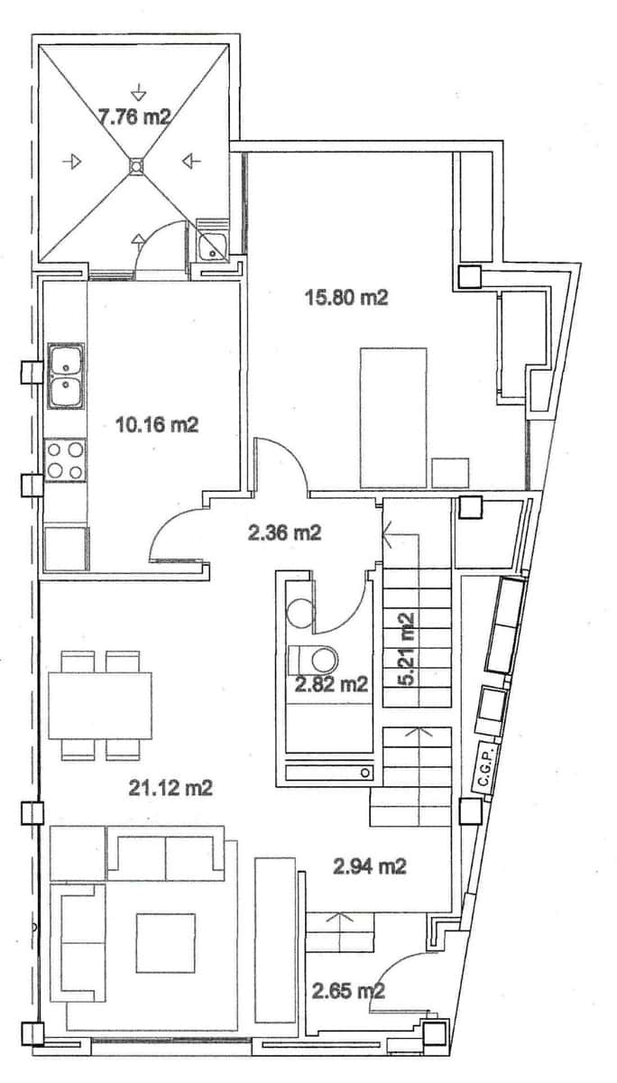 4 soverom Rekkehus til salgs i Alicante by med garasje - € 425 000 (Ref: 9561732)