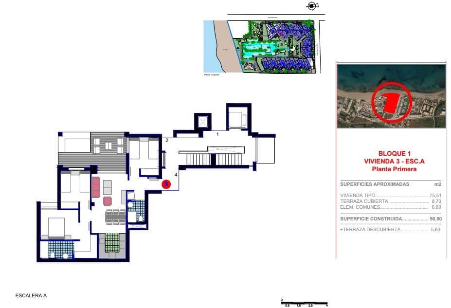 3 soveværelse Lejlighed til salg i Denia med swimmingpool - € 475.000 (Ref: 9576679)