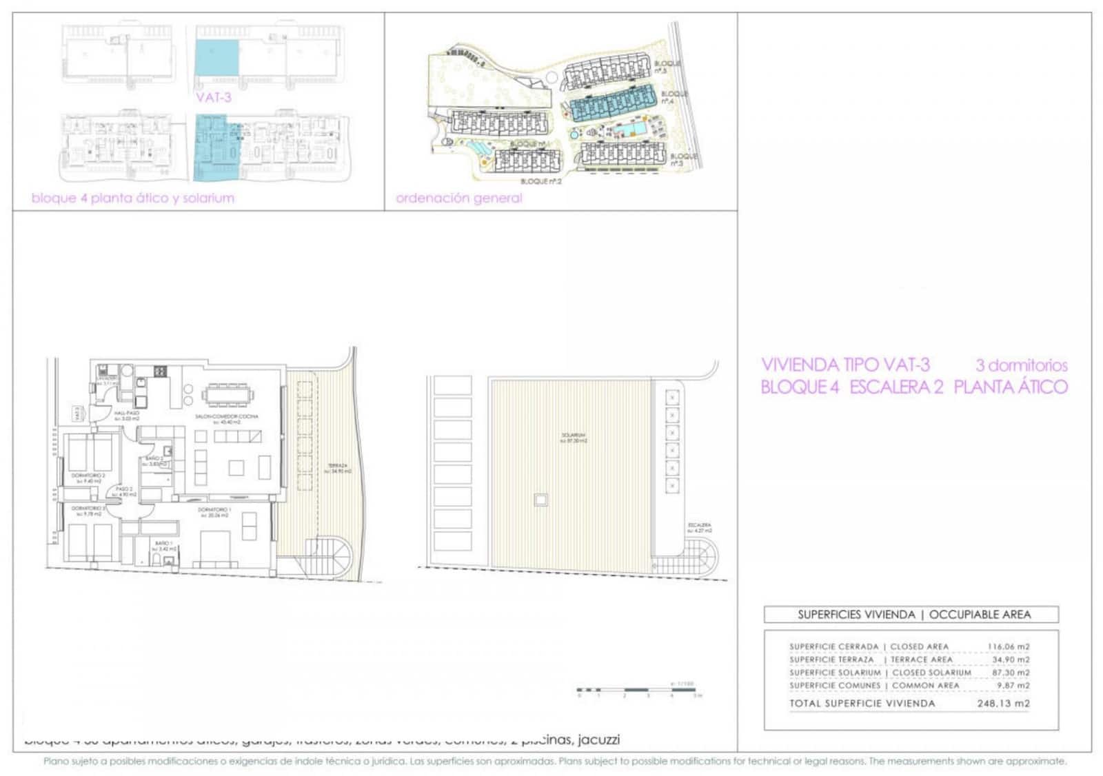 3 slaapkamer Penthouse te koop in Orihuela Costa met zwembad - € 625.000 (Ref: 9583483)