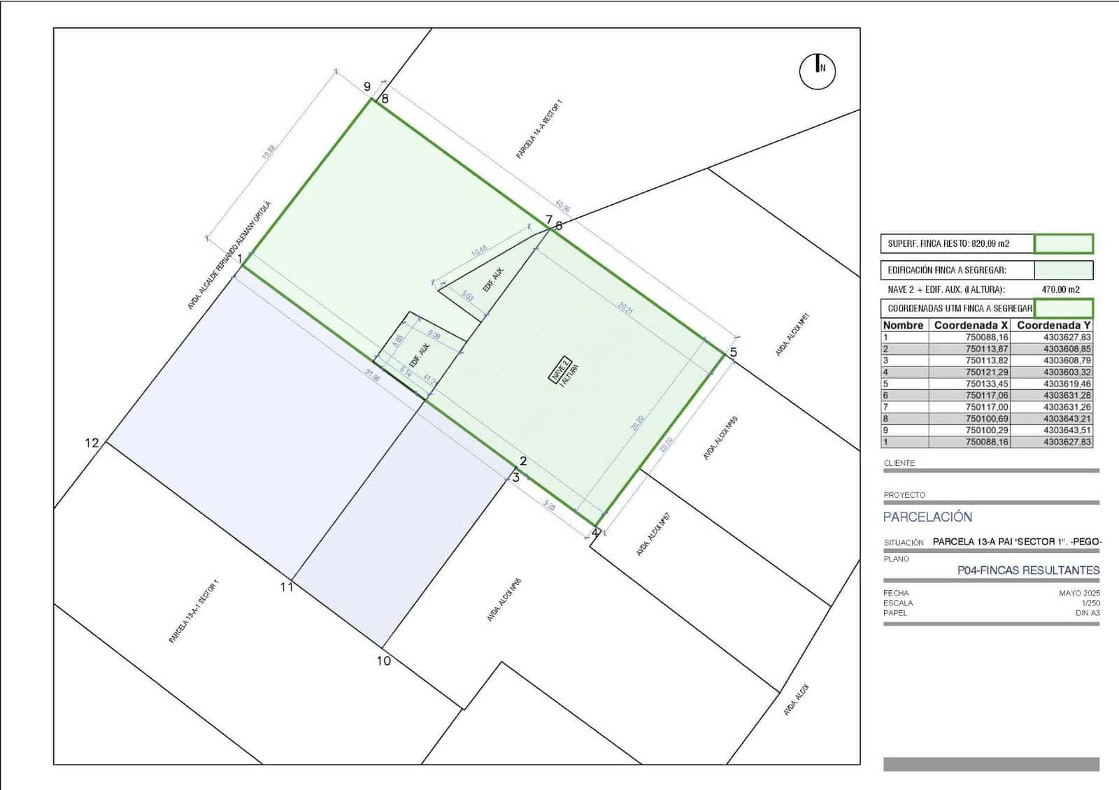 Tomt till salu i Pego - 179 000 € (Ref: 9615372)
