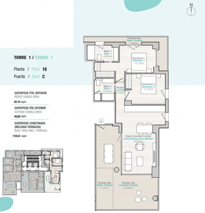 2 quarto Apartamento para venda em Calpe / Calp com piscina - 650 000 € (Ref: 9651883)