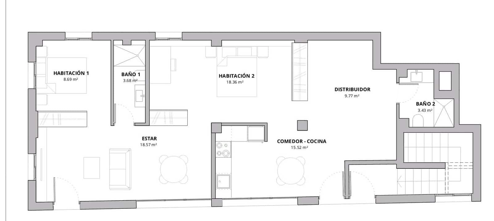 4 bedroom Apartment for sale in Alicante / Alacant city - € 259,000 (Ref: 9679801)