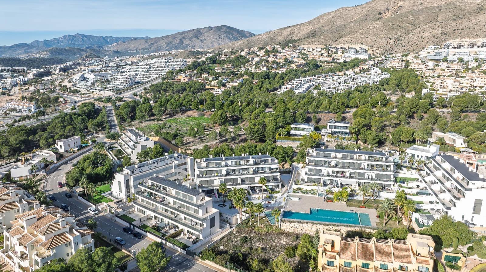 3 soveværelse Lejlighed til salg i Finestrat med swimmingpool - € 399.000 (Ref: 9686366)