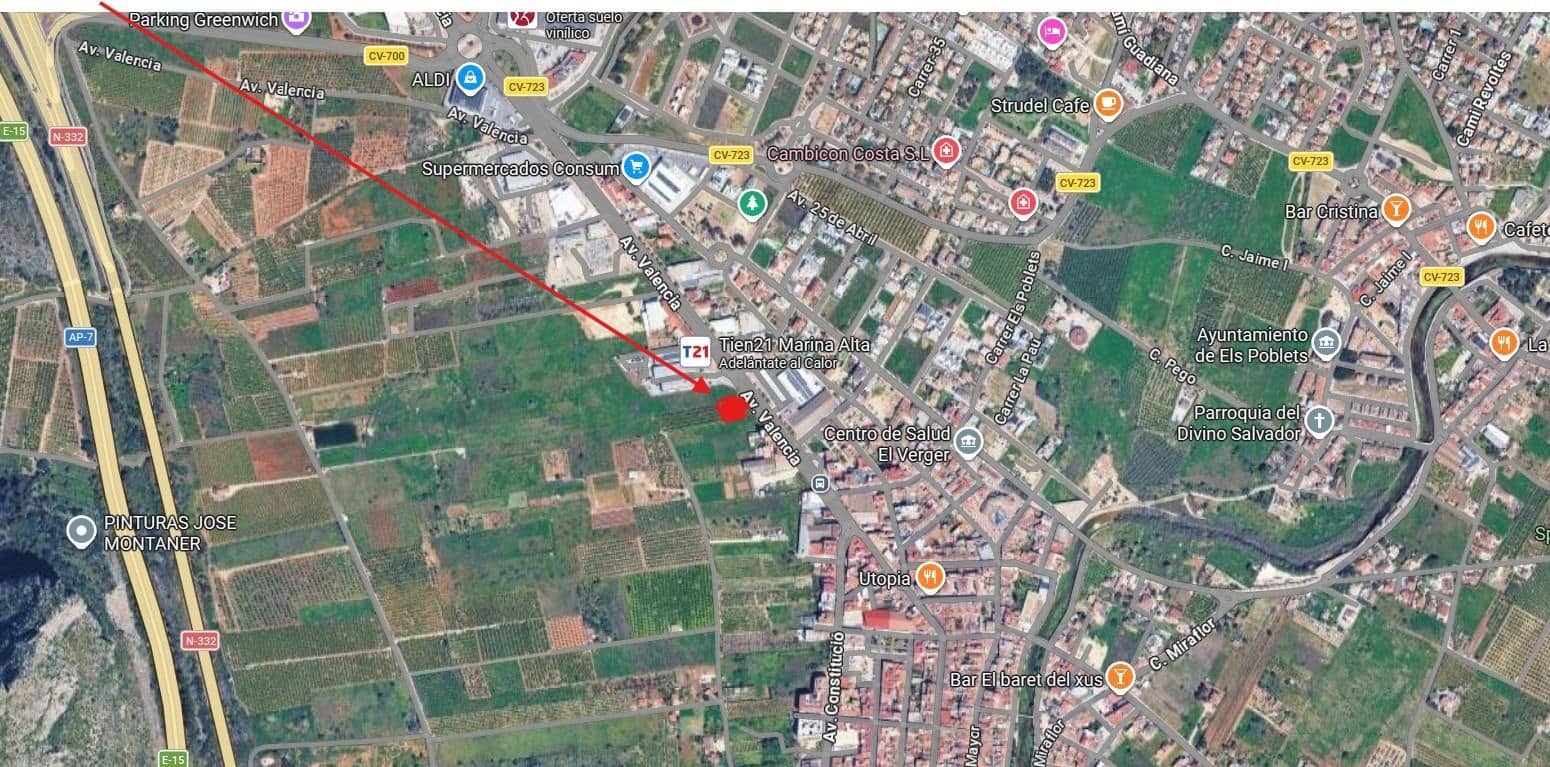 Działka budowlana na sprzedaż w El Vergel / Verger - 105 000 € (Ref: 9721640)