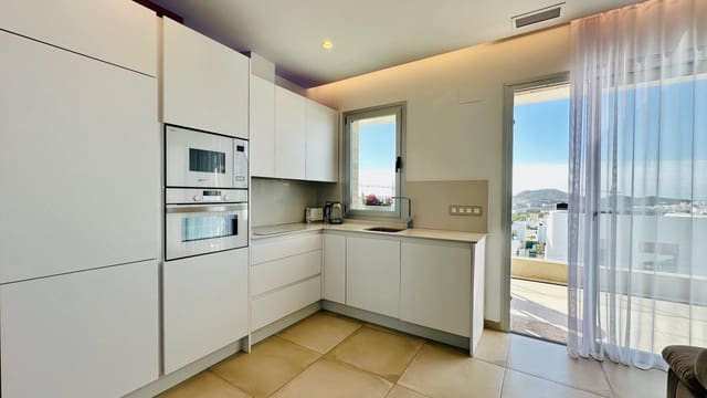 Penthouse de 2 chambres à louer à Balcón de Finestrat - Terra Marina, Finestrat avec piscine garage - 1 690 € (Ref: 9735541)