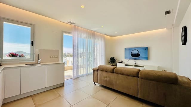 Penthouse de 2 chambres à louer à Balcón de Finestrat - Terra Marina, Finestrat avec piscine garage - 1 690 € (Ref: 9735541)
