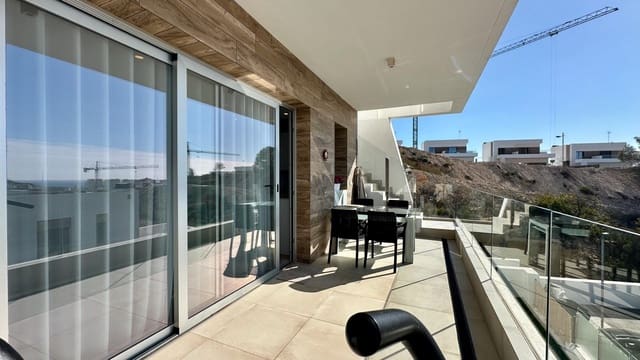 Penthouse de 2 chambres à louer à Balcón de Finestrat - Terra Marina, Finestrat avec piscine garage - 1 690 € (Ref: 9735541)