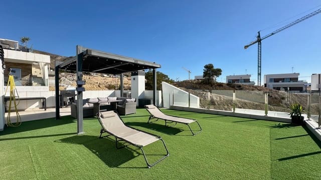 Penthouse de 2 chambres à louer à Balcón de Finestrat - Terra Marina, Finestrat avec piscine garage - 1 690 € (Ref: 9735541)