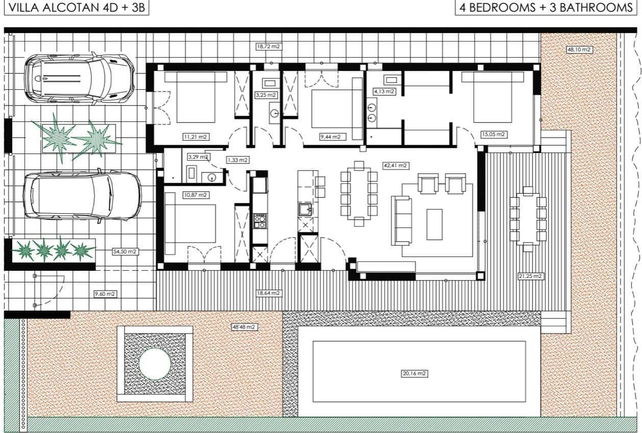 3 quarto Moradia para venda em Finestrat com piscina garagem - 550 000 € (Ref: 9751942)