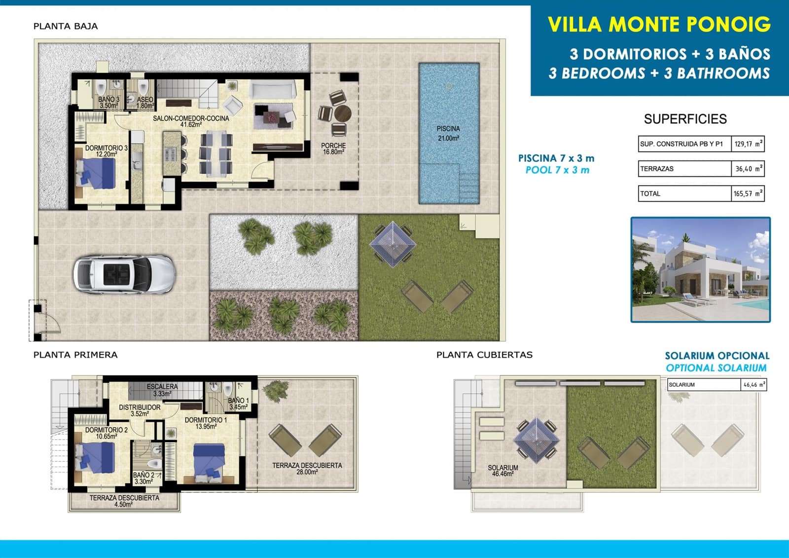 3 sypialnia Willa na sprzedaż w Polop - 639 000 € (Ref: 9758921)