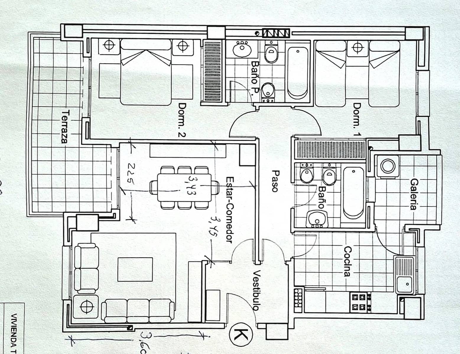 2 chambre Appartement à vendre à Alicante ville - 340 000 € (Ref: 9788365)